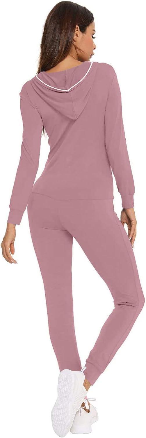 imageSWOMOG Womens Pajamas Jumpsuits Zipup Hoodie Union Jumpsuit Romper Long Sleeve Sexy Onesie Bodysuits One Piece SleepwearTaro Purple
