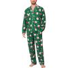 Green Christmas Santa