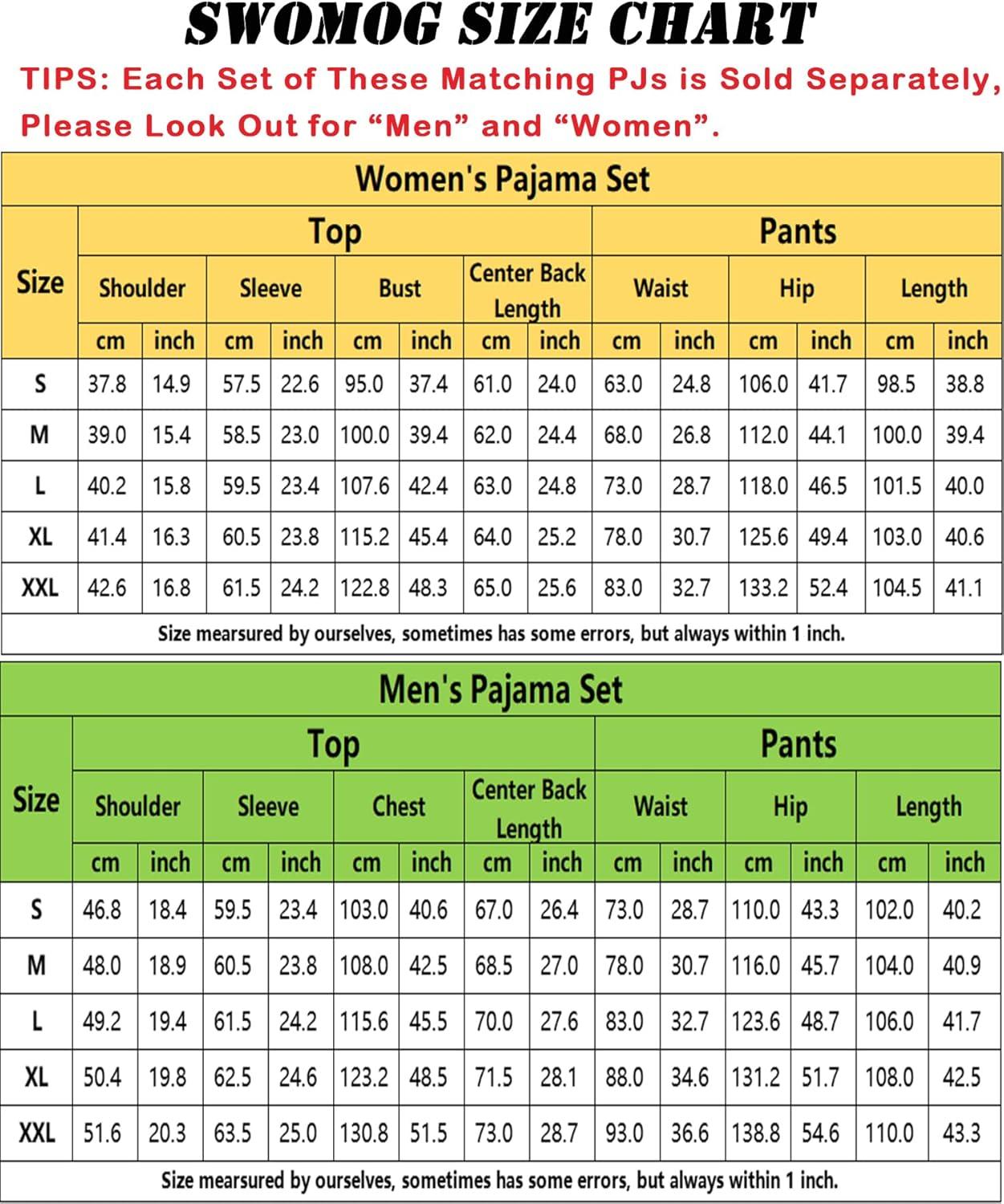 imageSWOMOG Couples Pajama Sets Women amp Men Long Sleeve Sleepwear Top Plaid Pants Loungewear Set with PocketsZ Black Solid Top