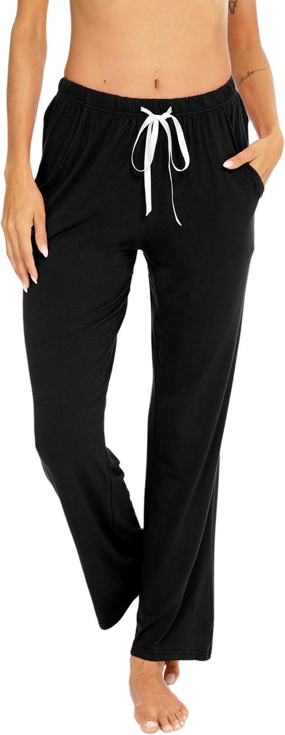imageSWOMOG Women 100 Cotton Pajama Pants