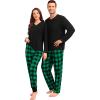 Black & Green Plaid