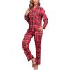 Style-a-black Red Black Plaid