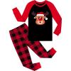 Raglan Sleeves-red Checkered Elk