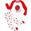 Raglan Sleeves-red Strawberry