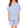 Short Sleeve-blue Monkey