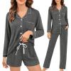 Long Sleeve Deep Grey