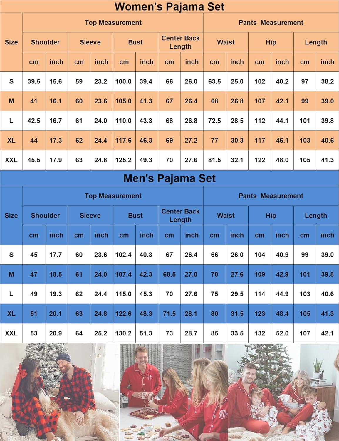 imageSWOMOG Matching Family Christmas Pajamas Set Long Sleeve Festival Party Pj Set ButtonDown SleepwearChristmas Light