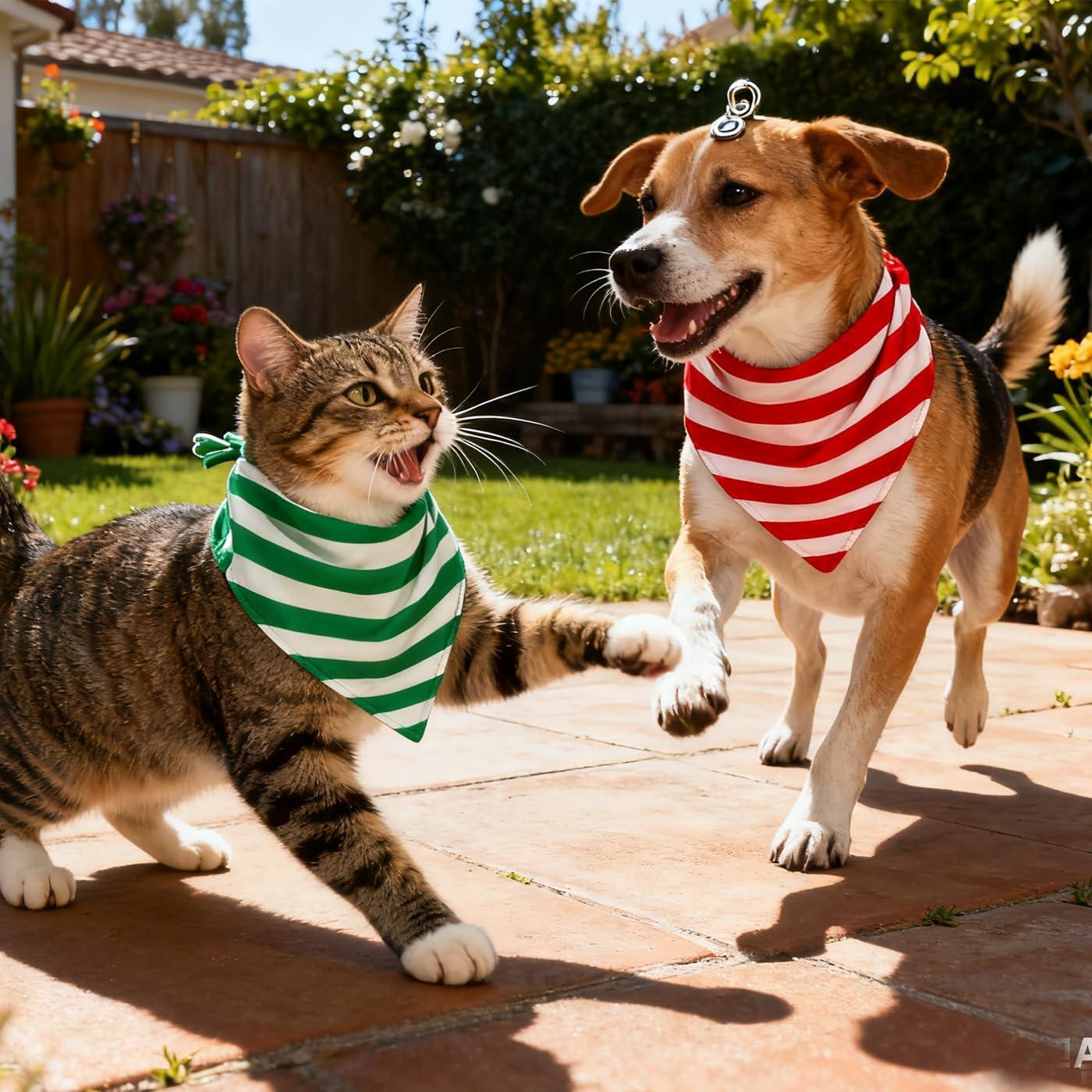 imageSWOMOG Matching Family Pajamas Sets Christmas Couple PJs Holiday Onesise Nightwear Household Sleepwear Sets with Pet bibsGreen Stripe