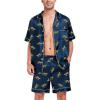 Navy Bue Leopard