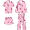 4 Pcs-pink Bow
