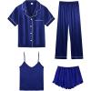 Short Sleeve-navy Blue