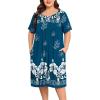 Navy Blue Flower