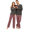 Deep Grey - Red Plaid