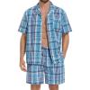 Blue Grey Plaid
