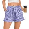 Blue White Plaid