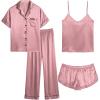 4pcs-misty Rose