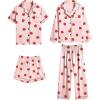 4 Pcs-sakura Pink Strawberry