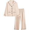 2pcs-long Sleeve Champagne