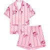 2pcs-short Sleeve Bow