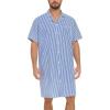 Bright Blue & White Stripe