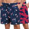 Red Shark / Blue Flamingos