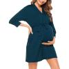 3/4 Sleeve Blue Green