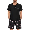 Black Pink Flamingos