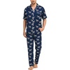 Navy Blue Zebra Print