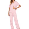Pink White Stripe