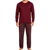 Wine Red Green Plaid