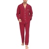 Wine Red Striped